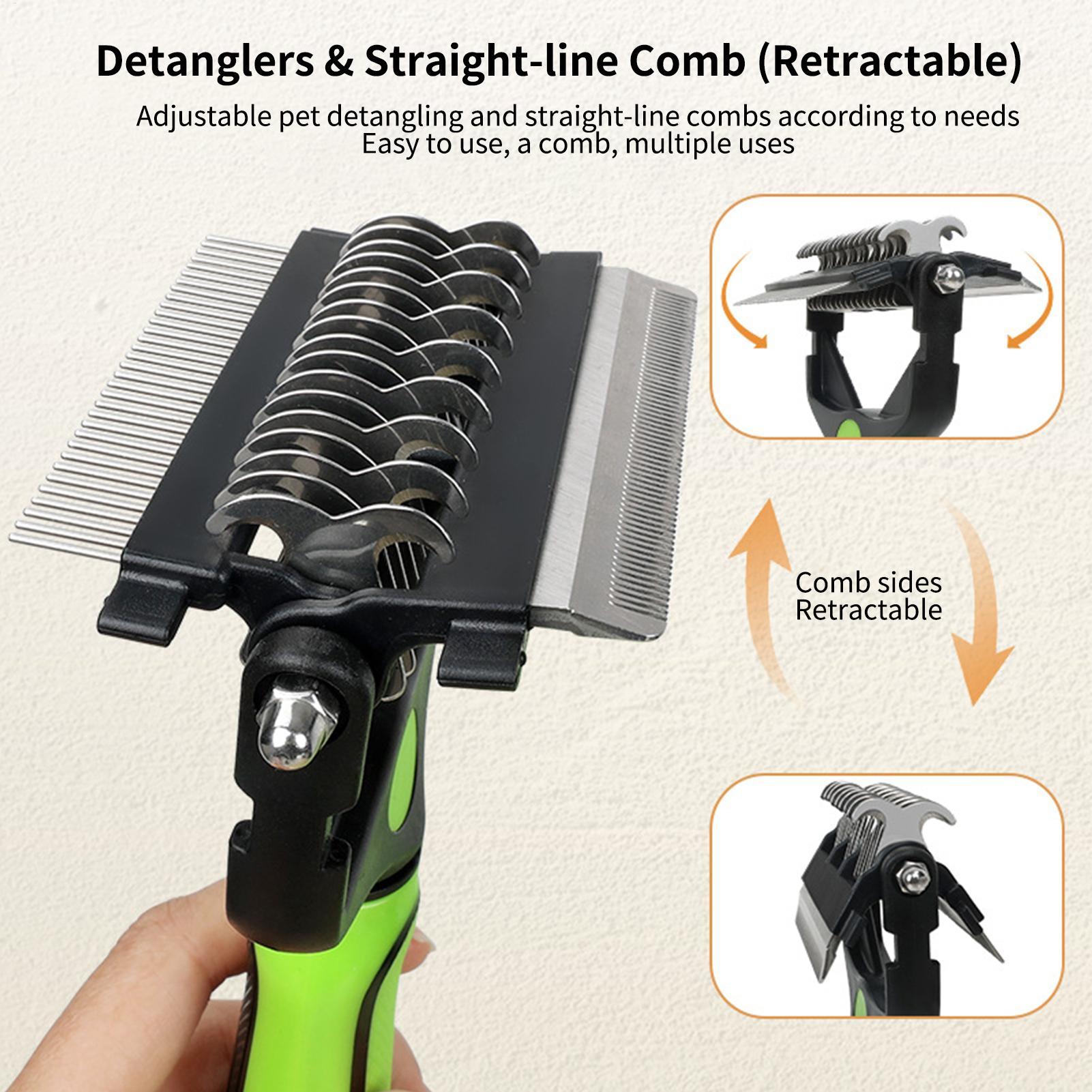 Pet Supplies Vet - Brosse de toilettage pour chien double