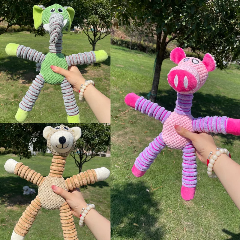 Pet Dental Chew Toy - Jouets pour chiens indestructibles qui couinent,
