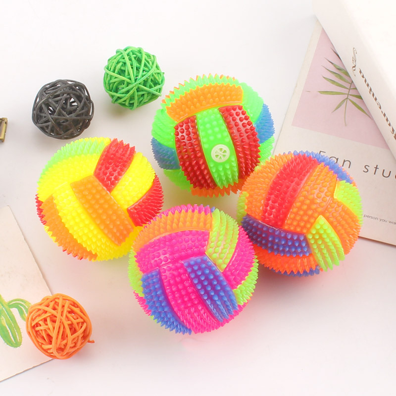 Pet Dental Chew Toy - 2 pièces balle lumineuse chien jouet