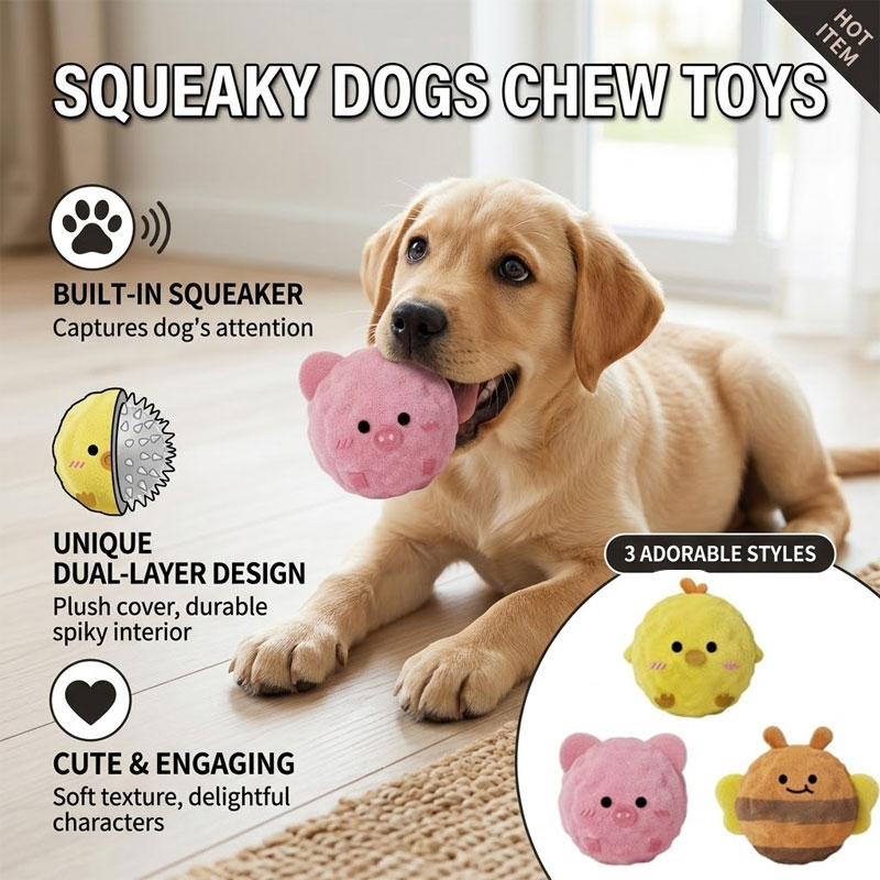 Jouet sonore en peluche pour c - Pet Dental Chew Toy avis et prix
