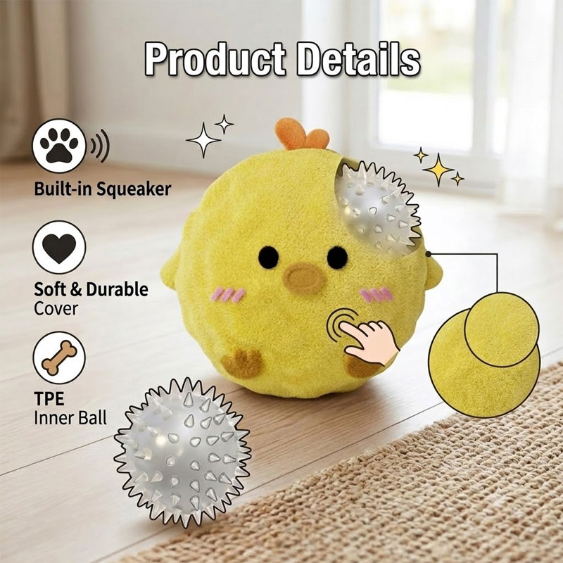 Jouet sonore en peluche pour c - Pet Dental Chew Toy avis et prix